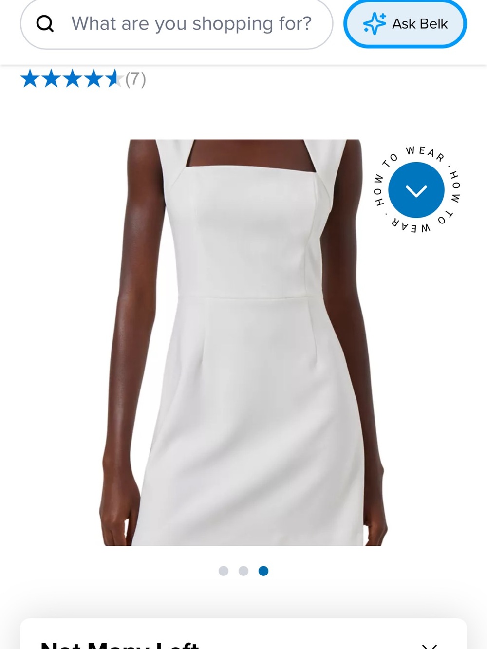French Connection dress/ ordered from Nordstrom online/ size US 8/ NWT /$138